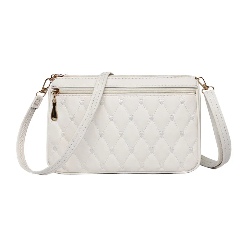 Fashion Mini Shoulder Bags for Women Solid Color Leather-Female Crossbody Bag
