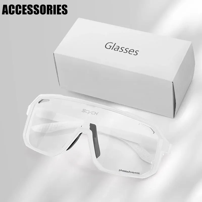 Cycling Glasses Photochromic Sunglasses Men Women Mountain Bike Road Eyewear