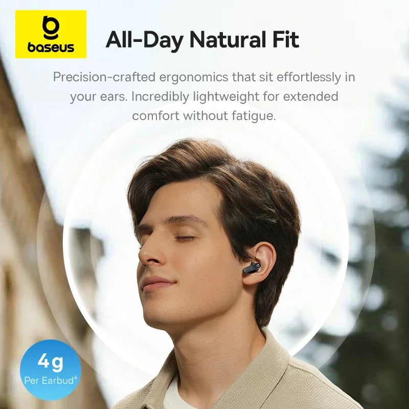 Baseus Bass BS1 NC -40dB Realtime Adaptive ANC Wireless Earbuds