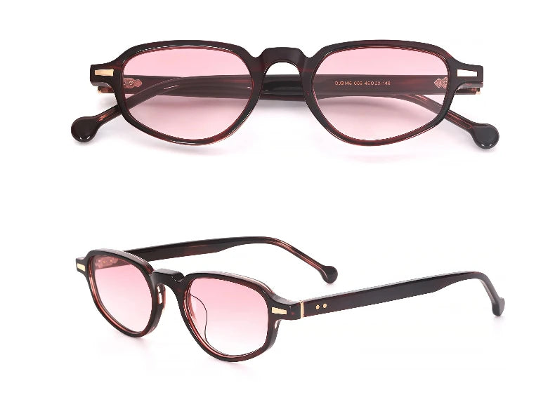 LumoGaze Retro UV400 Fashion Handmade Women's Sunglasses