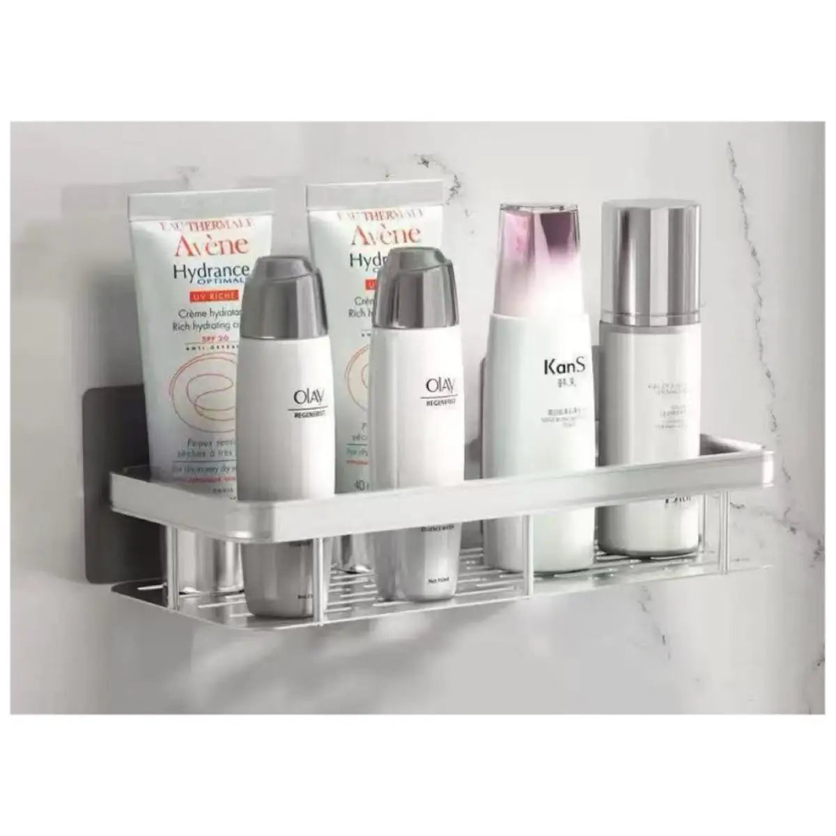 Bathroom Shelf-No Drill Wall Mounted Shampoo Bottle Shower Corner Rack