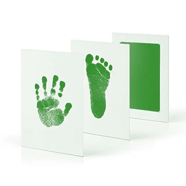 Newborn Baby DIY Hand And Footprint Kit Ink Pads Photo Frame