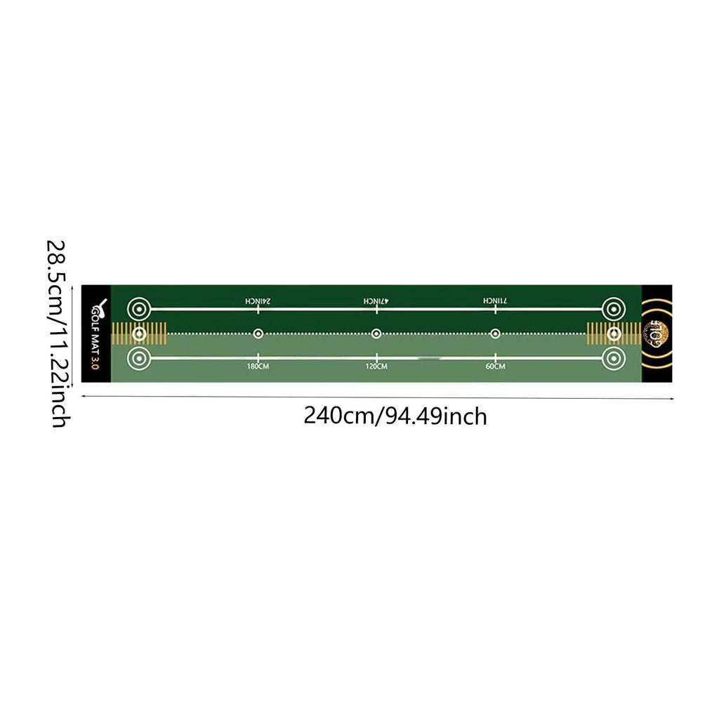 Golf Putting Indoor Golf Hitting Mat Green Mat Golf Practice Training Aid Equipment for Home Outdoor Backyard Golf Practice