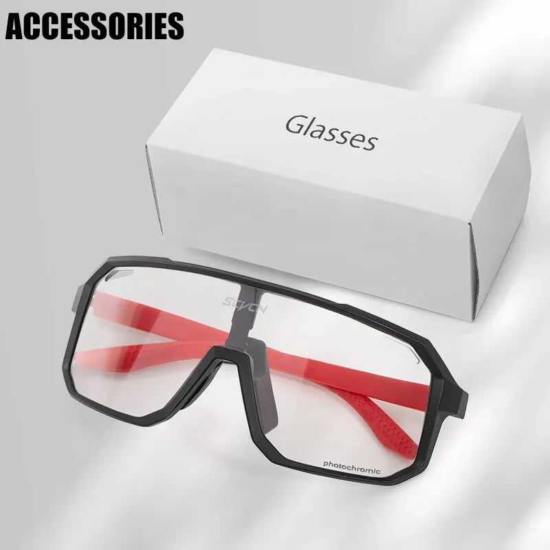 Cycling Glasses Photochromic Sunglasses Men Women Mountain Bike Road Eyewear
