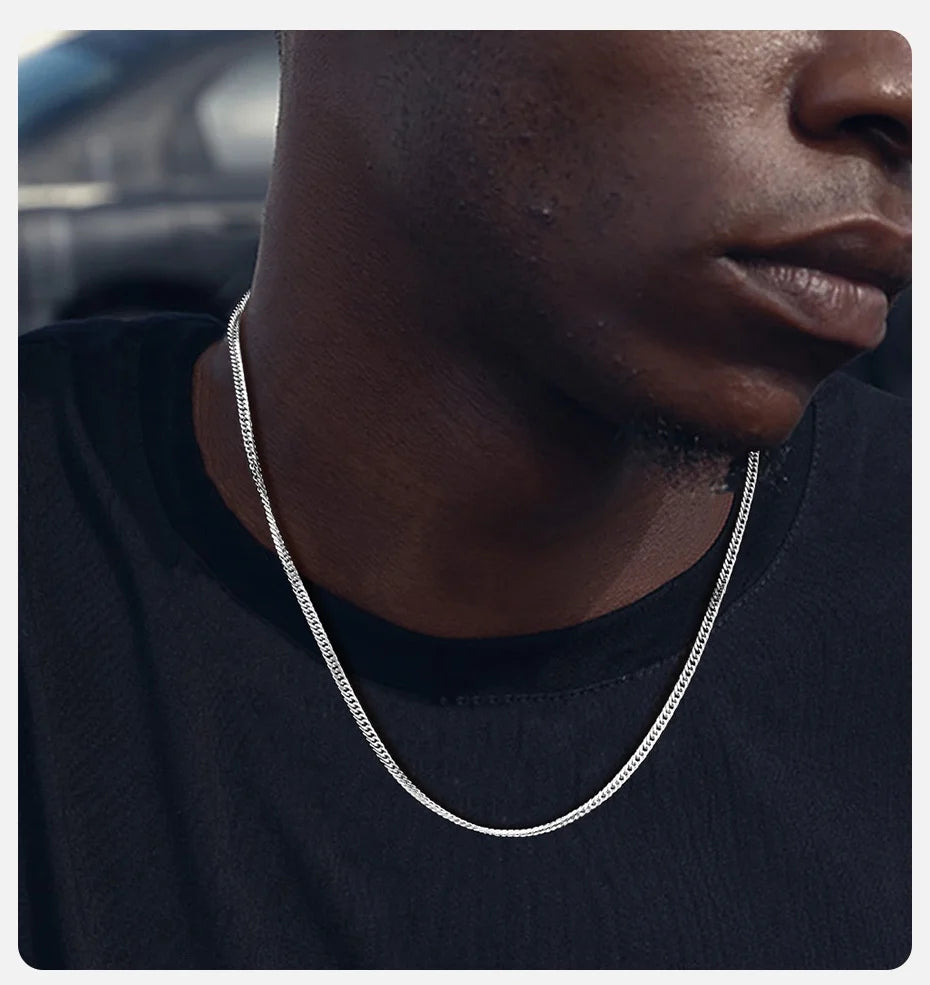 Vnox 3/5/7/9mm Thick Cuban Chain Necklaces for Men Women,Simple Miami Curb Links Collar,Waterproof Stainless Steel Unisex Chain