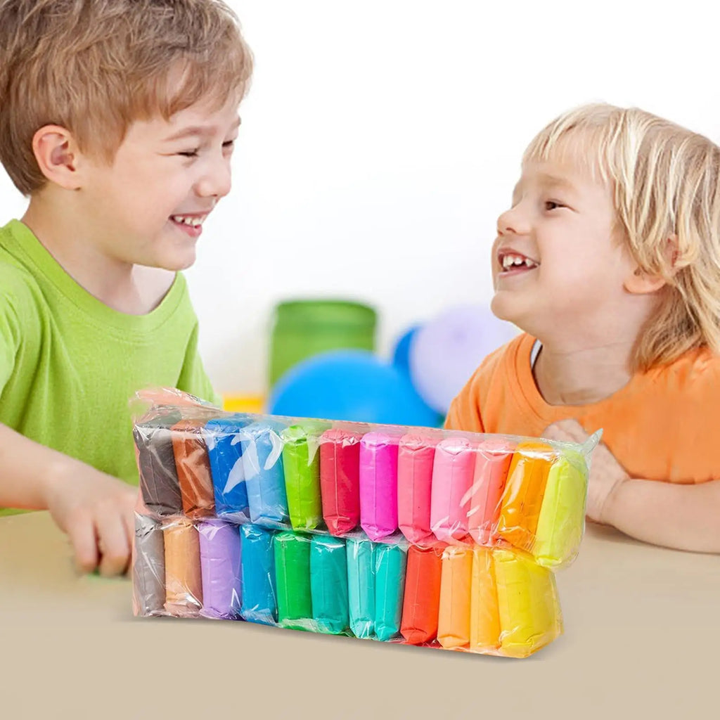 12/24/36 Colors Air Dry Clay Super Light Modeling Clay DIY Crafts with Tools Soft Creative Educational Toys for Kids Gifts