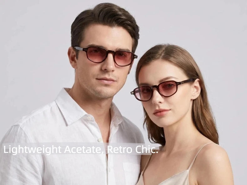 LumoGaze Retro UV400 Fashion Handmade Women's Sunglasses