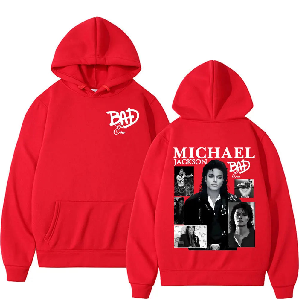 King of Pop Michael Jackson Bad Era Album Hooded Men/Women Sweatshirt