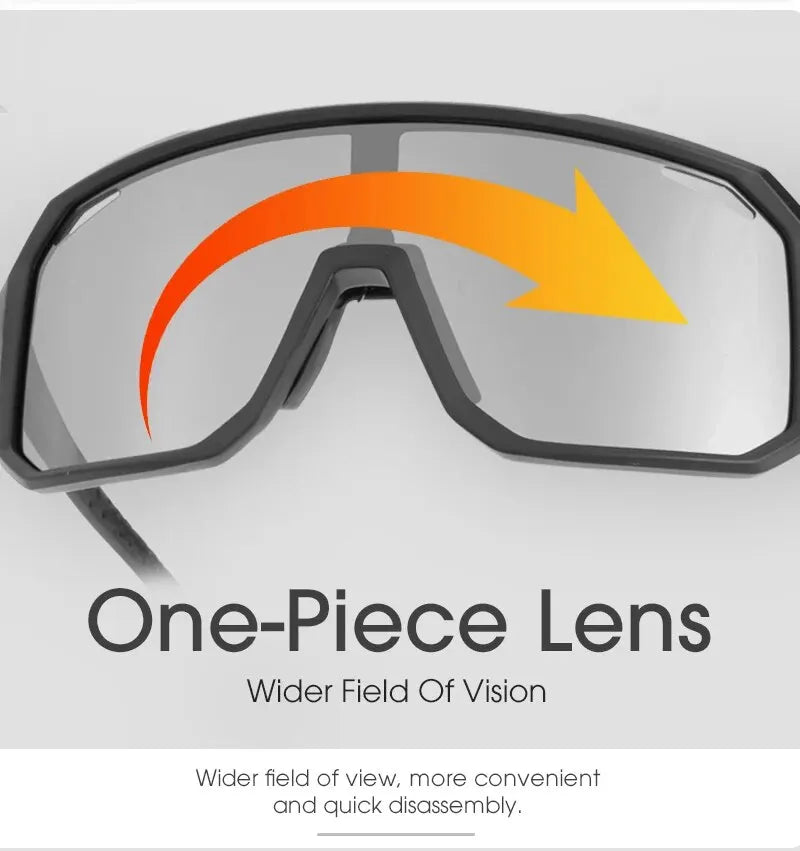Cycling Glasses Photochromic Sunglasses Men Women Mountain Bike Road Eyewear
