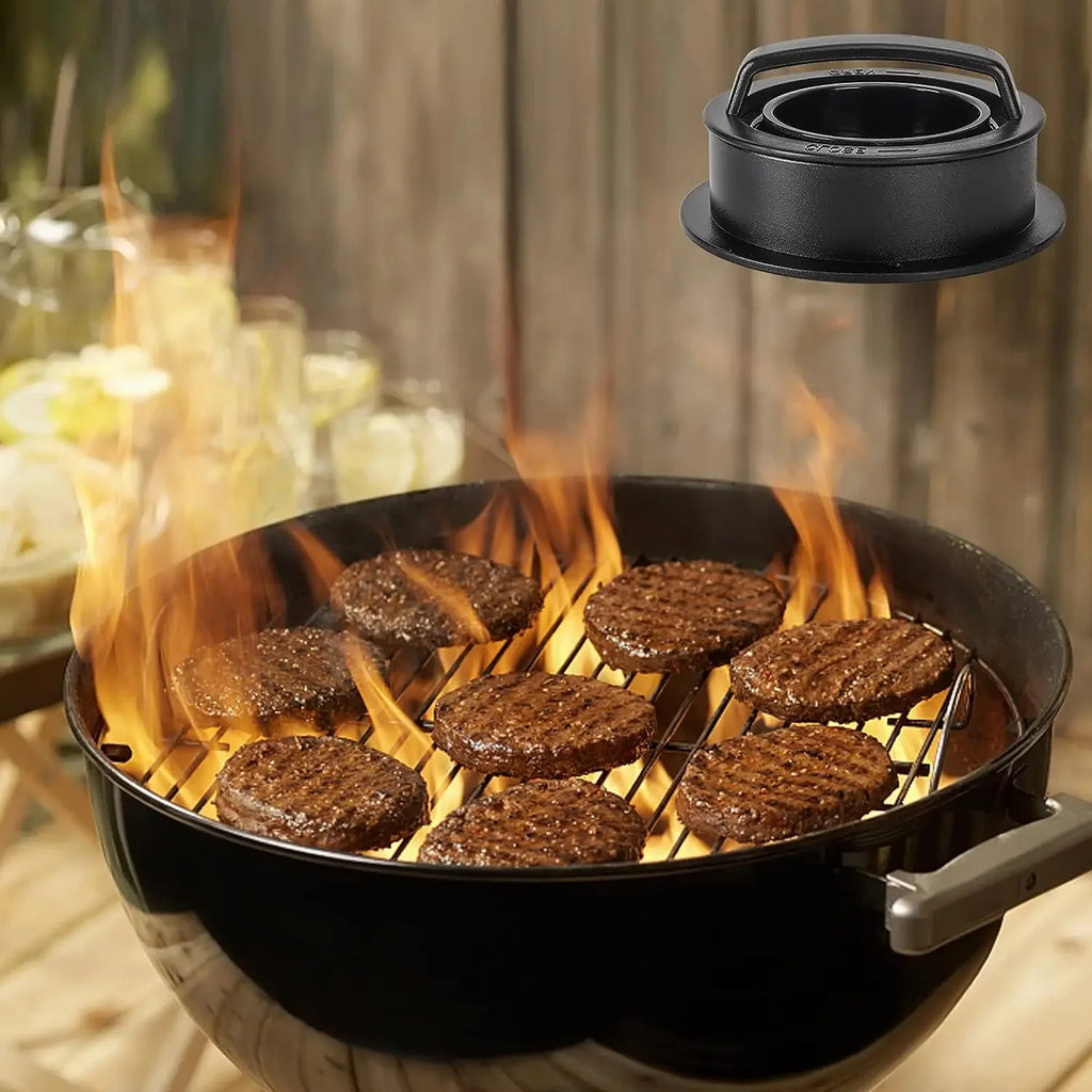 Round Chopped Burger Burger Accessories Gadgets Cuisine ABS Press Fors Cutlet Mold Crush Hamburger Patty Maker Device Beef Grill