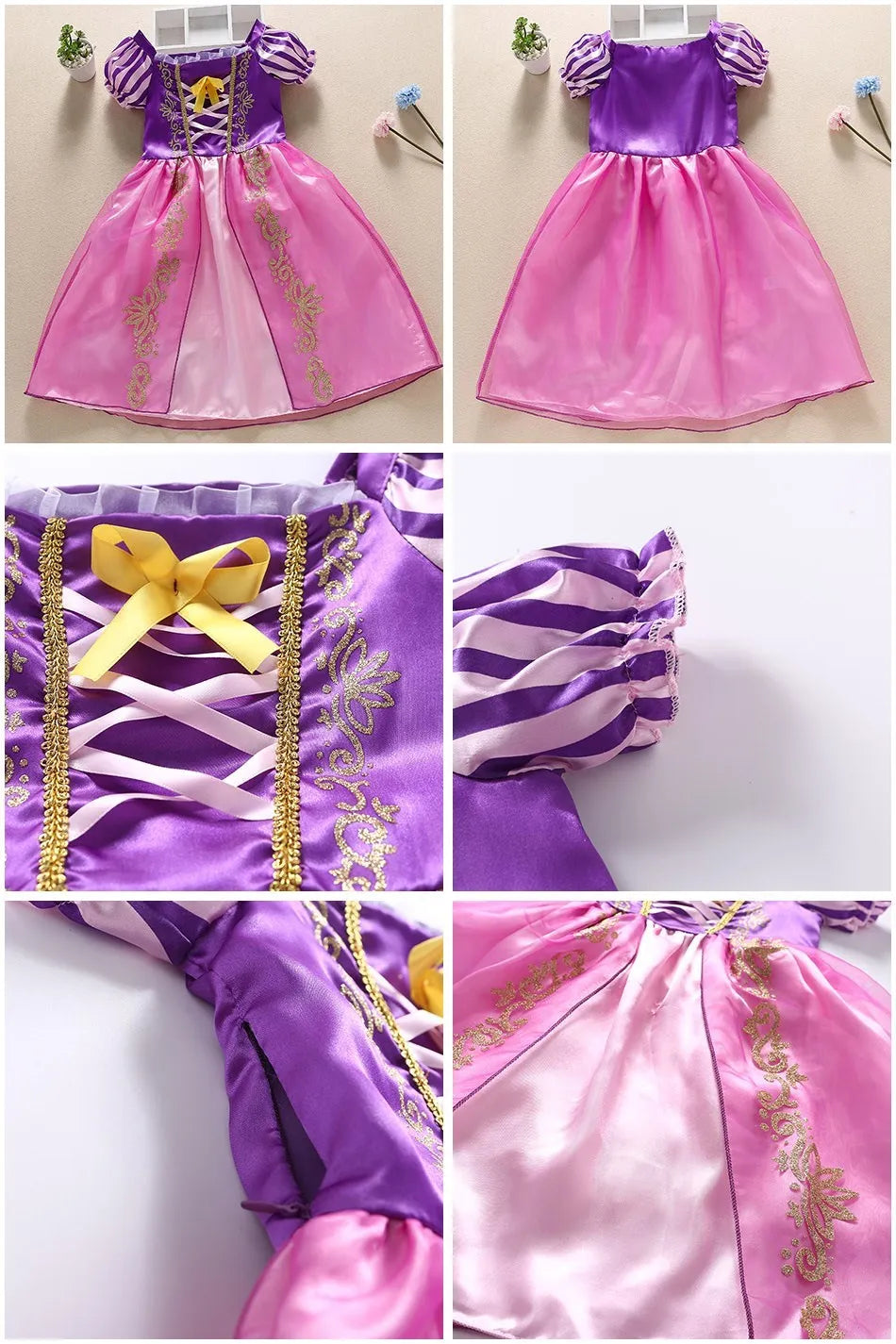 Kids Belle, Rapunzel, Cinderella, Anna, Elsa, Encanto Outfit