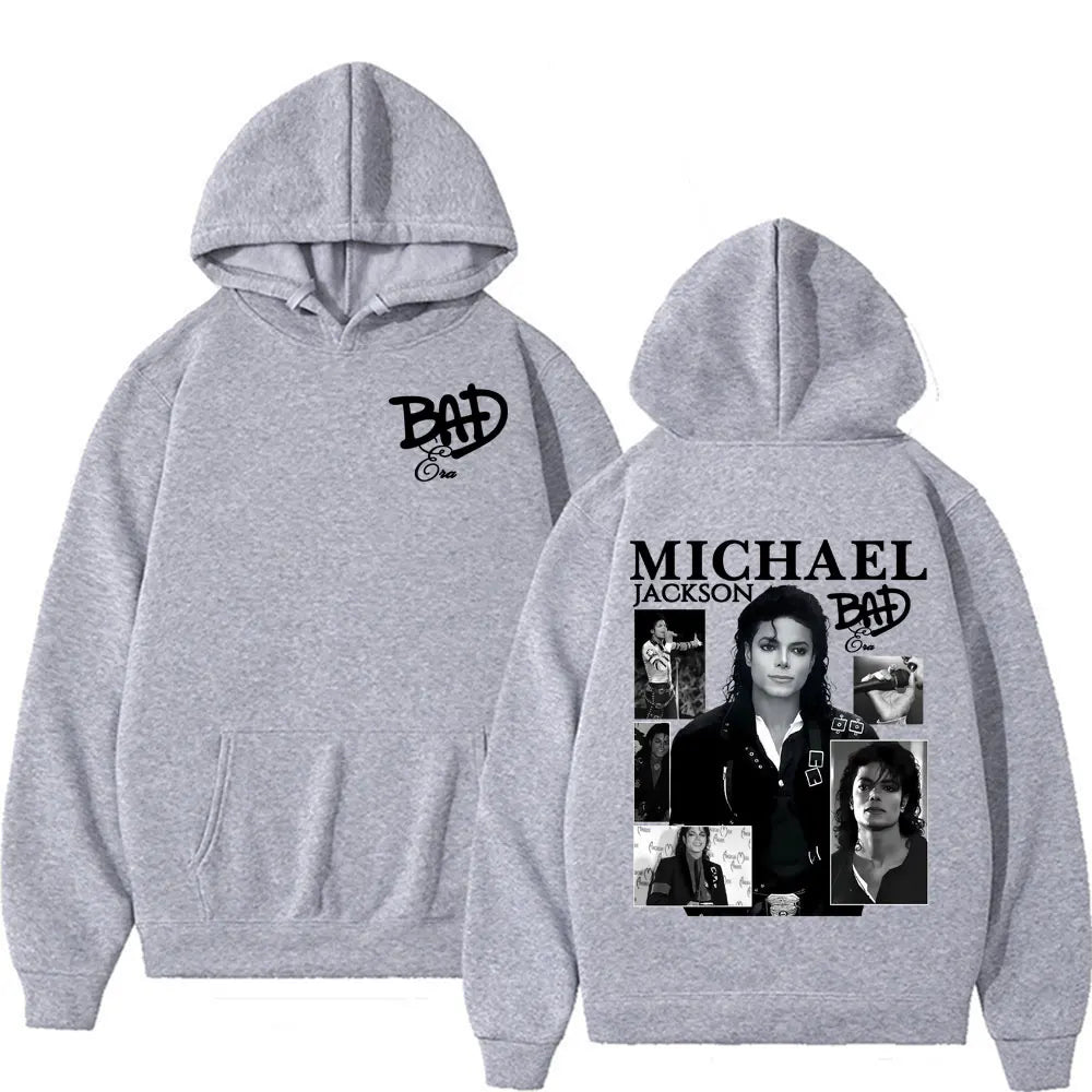 King of Pop Michael Jackson Bad Era Album Hooded Men/Women Sweatshirt