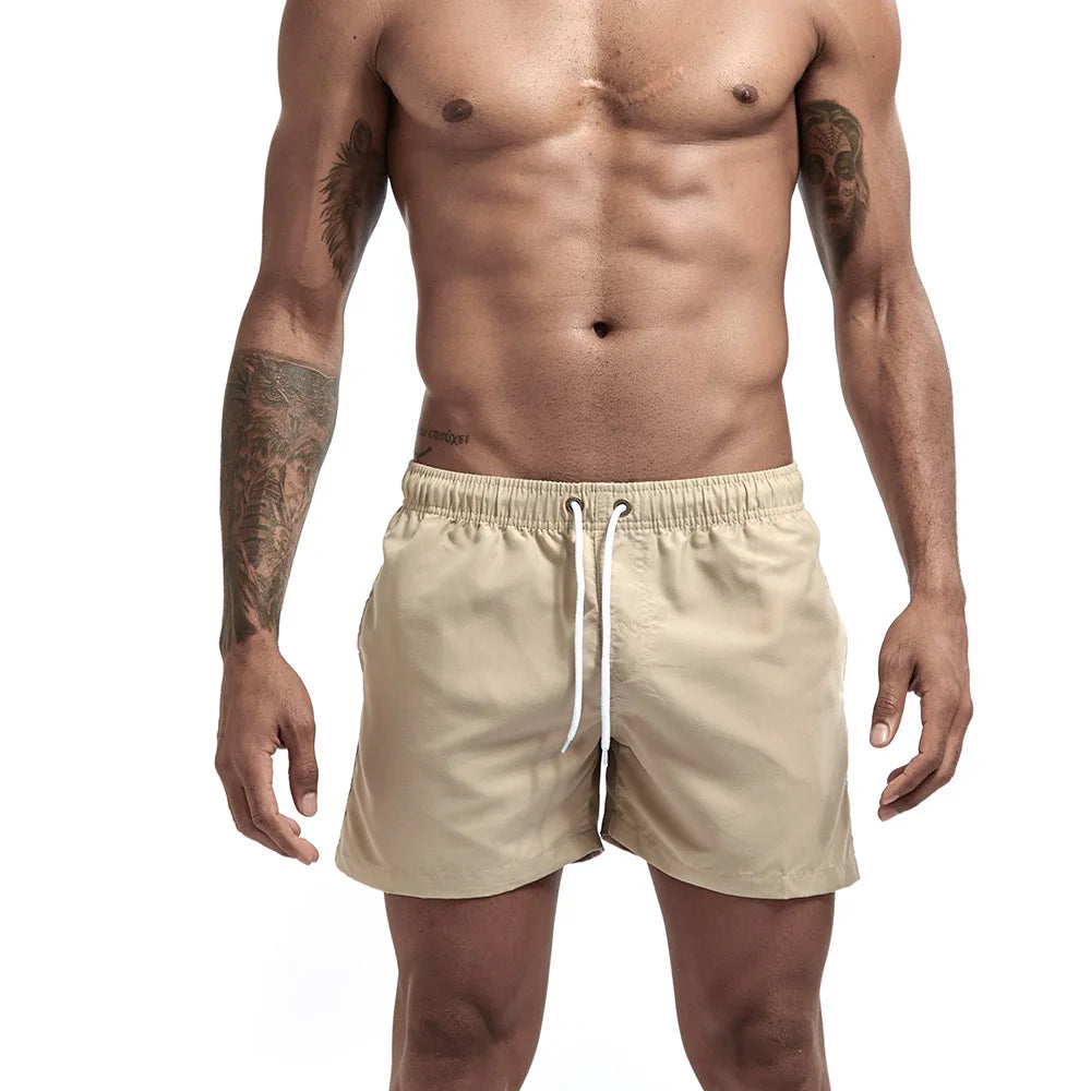 Swimsuits Man 2025 Summer Beach Shorts Mesh Lined Swimwear Board Shorts Male Men's Swimming Trunks Bathing Suit Sports Clothes