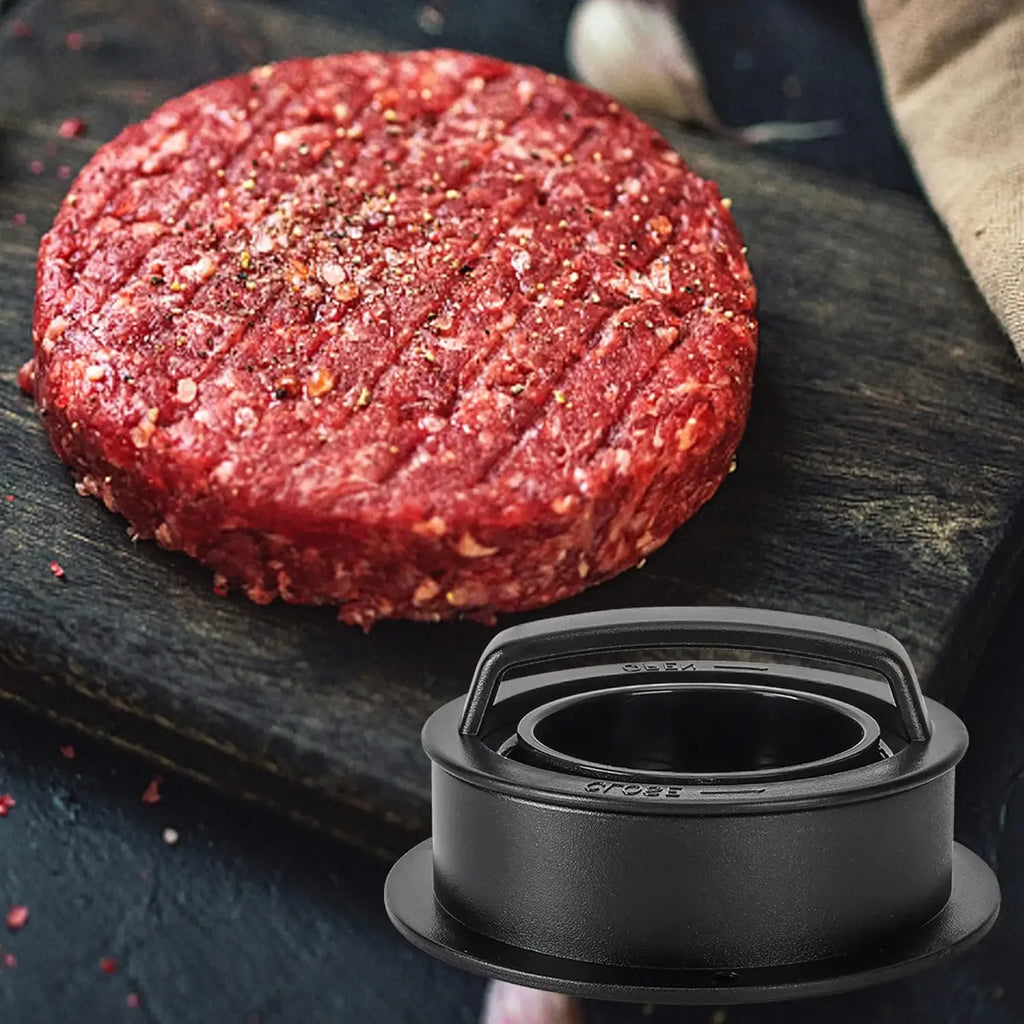 Round Chopped Burger Burger Accessories Gadgets Cuisine ABS Press Fors Cutlet Mold Crush Hamburger Patty Maker Device Beef Grill