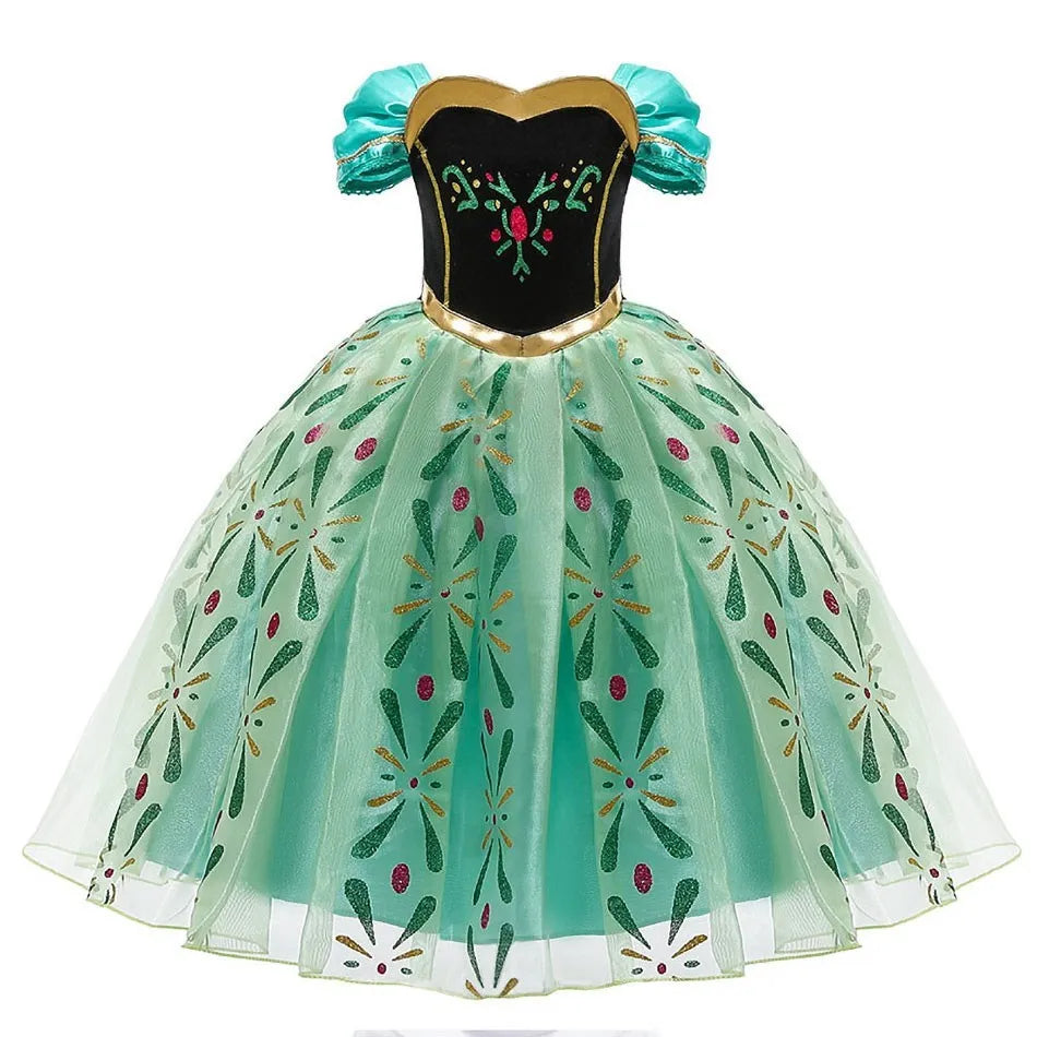 Kids Belle, Rapunzel, Cinderella, Anna, Elsa, Encanto Outfit