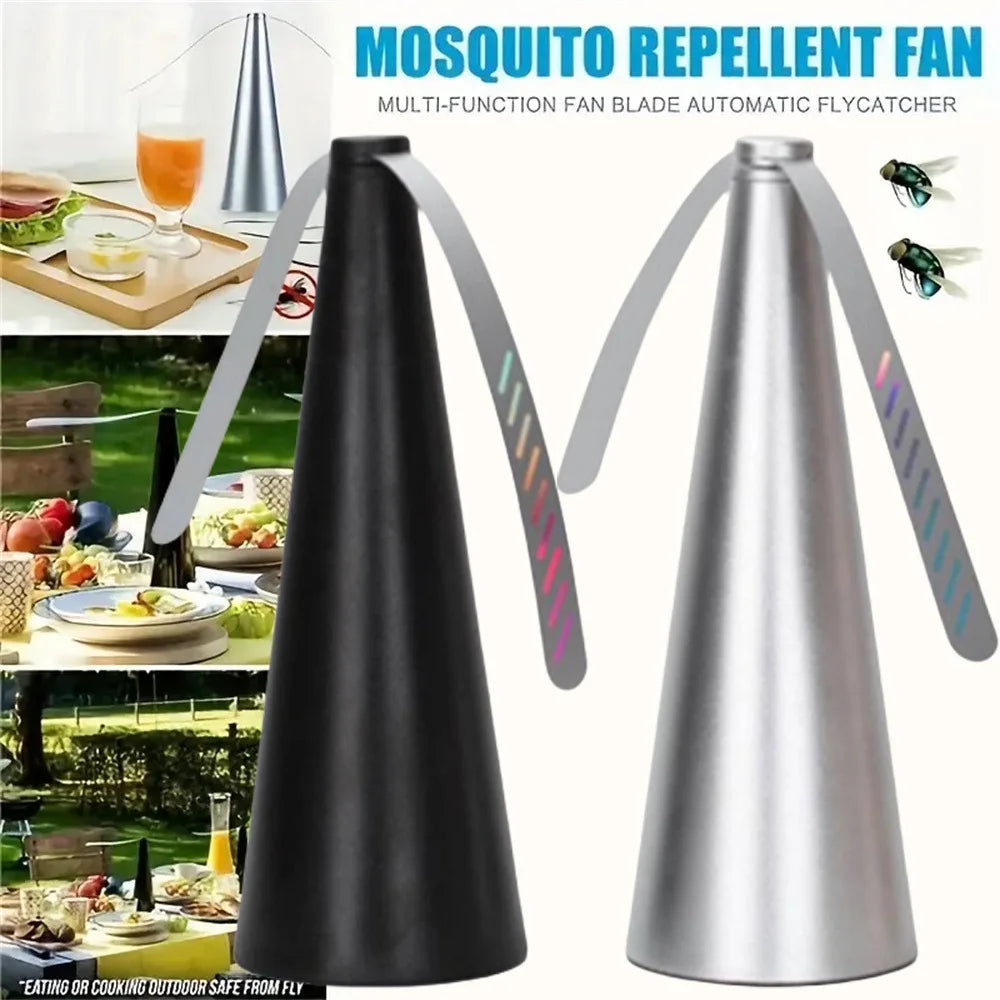 Automatic Mosquito Repellent Fan Fly Mosquito Repeller Fan Battery Powered Portable Pest Control for Home Outdoor Picnic