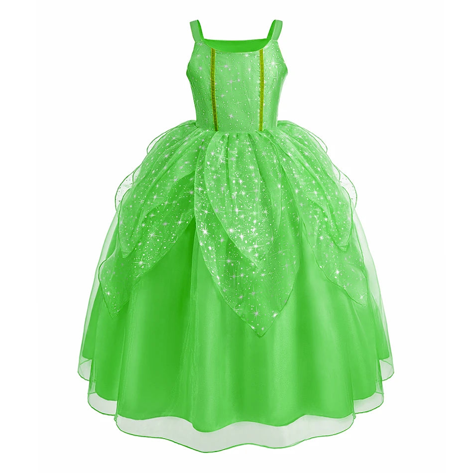 Kids Belle, Rapunzel, Cinderella, Anna, Elsa, Encanto Outfit