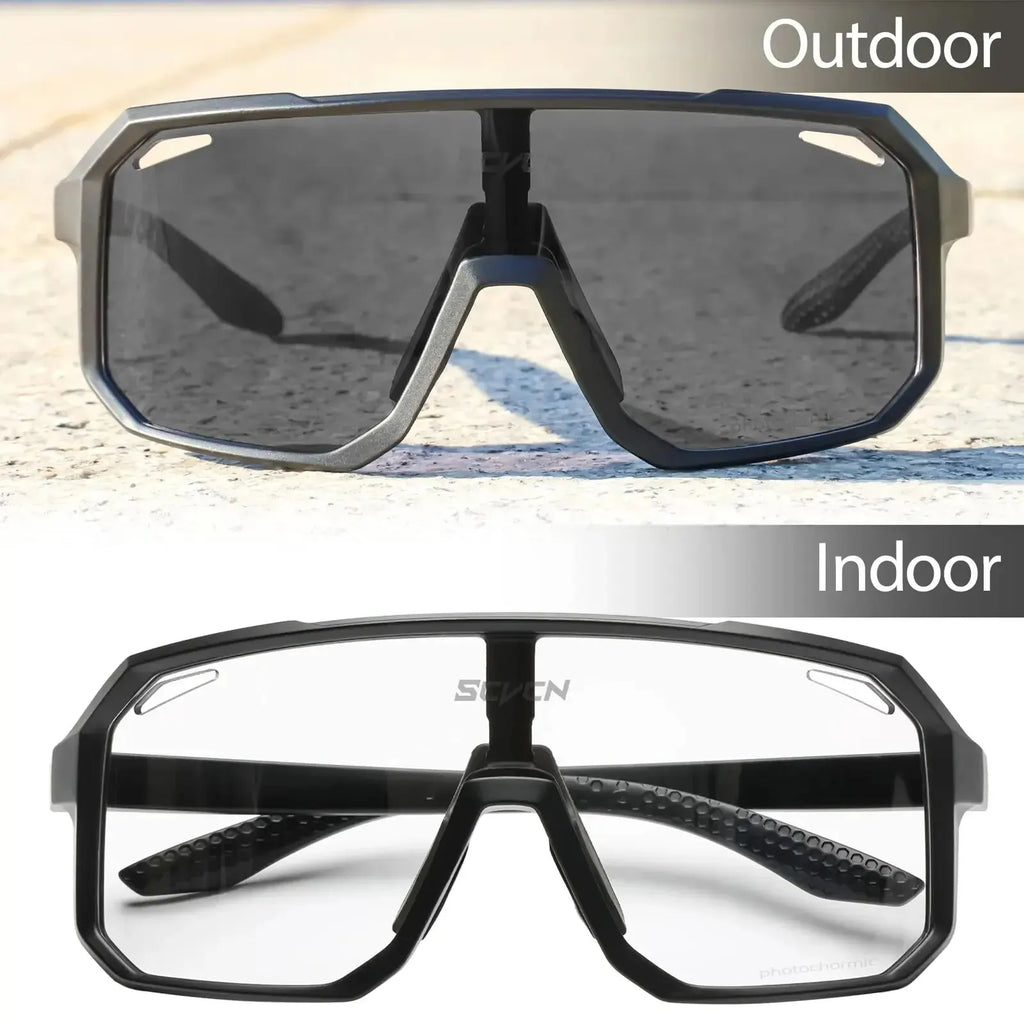 Cycling Glasses Photochromic Sunglasses Men Women Mountain Bike Road Eyewear