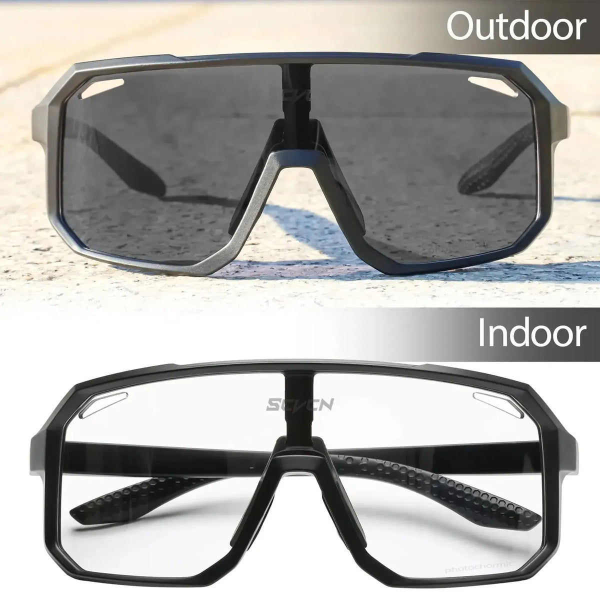Cycling Glasses Photochromic Sunglasses Men Women Mountain Bike Road Eyewear