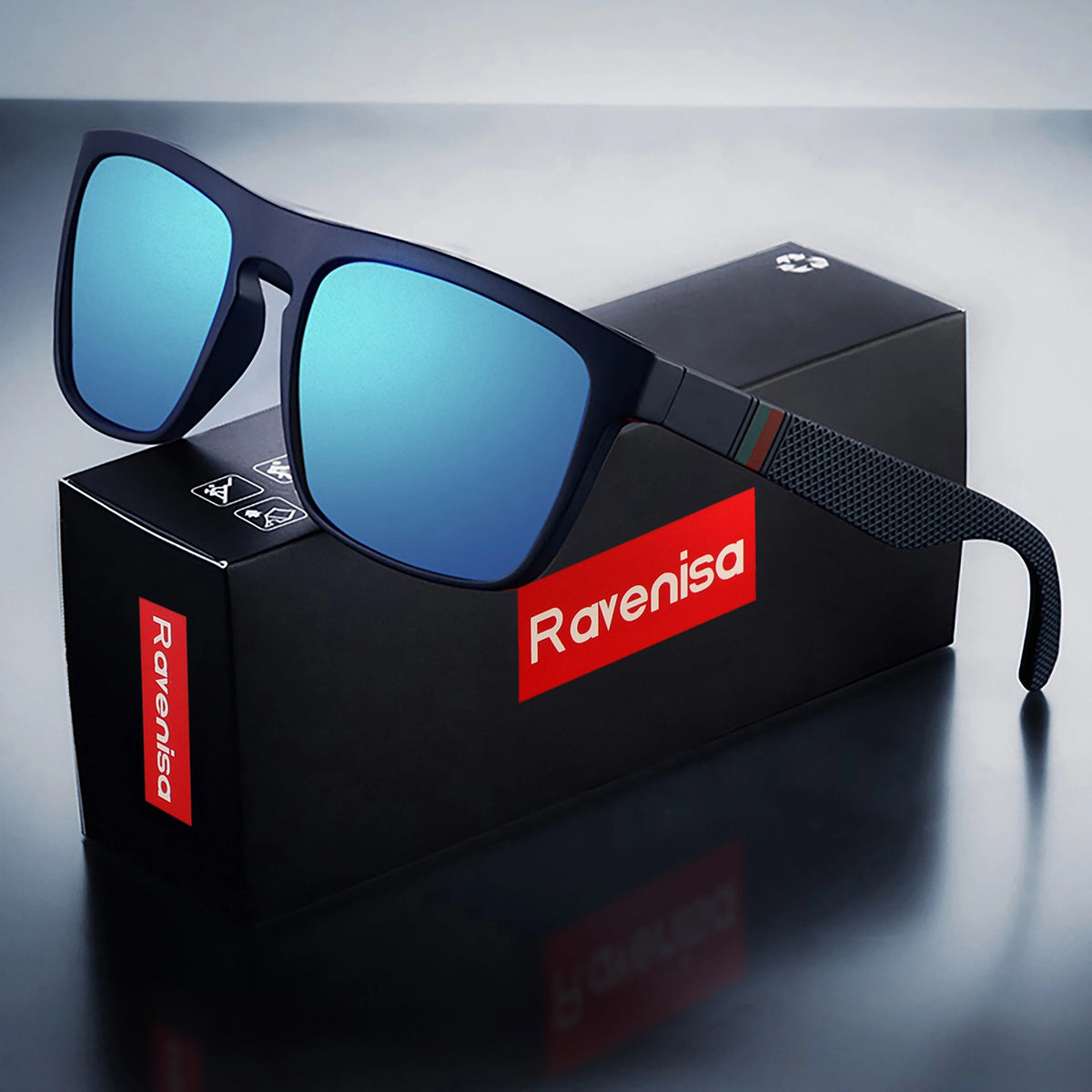 Fashion Square Vintage Polarized Sunglasses Men Women Retro Driving Fishing  Sun Glasses
