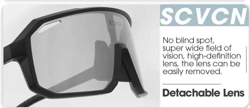 Cycling Glasses Photochromic Sunglasses Men Women Mountain Bike Road Eyewear