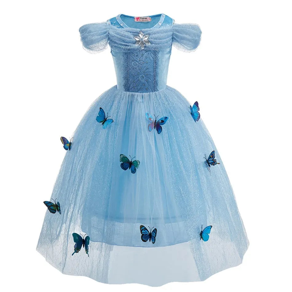 Kids Belle, Rapunzel, Cinderella, Anna, Elsa, Encanto Outfit