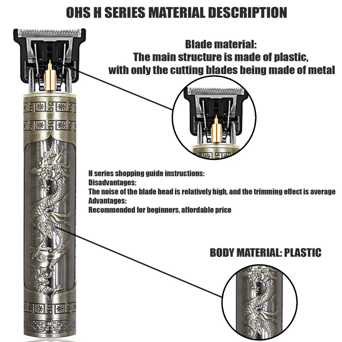 T9 Hair Clipper Repair Beard Shaving Body Hair Trimmer Clippers