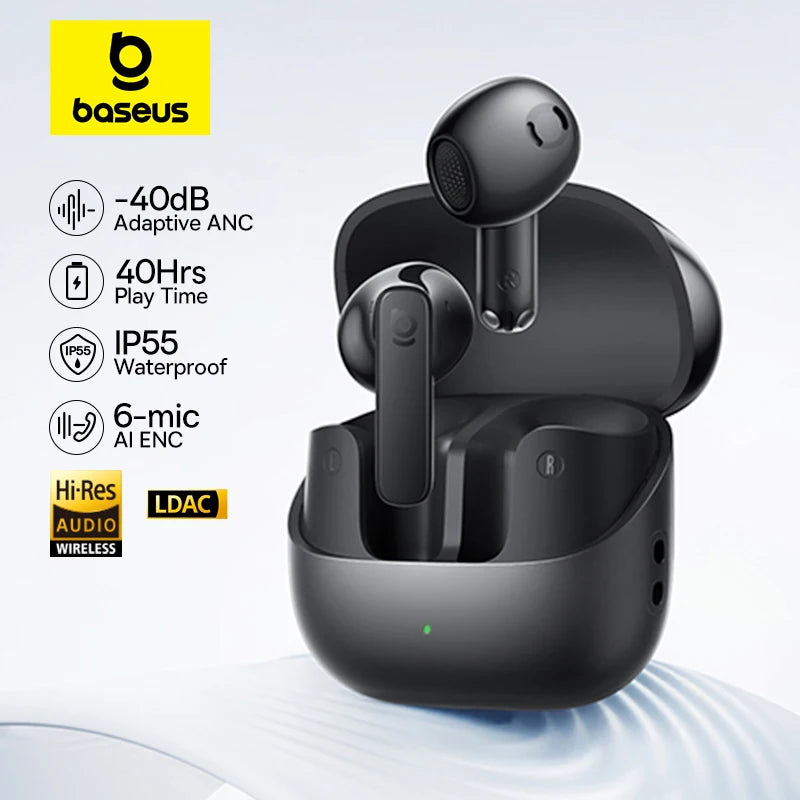 Baseus Bass BS1 NC -40dB Realtime Adaptive ANC Wireless Earbuds