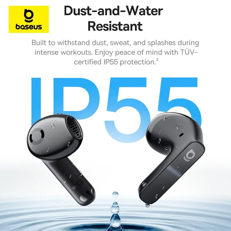 Baseus Bass BS1 NC -40dB Realtime Adaptive ANC Wireless Earbuds