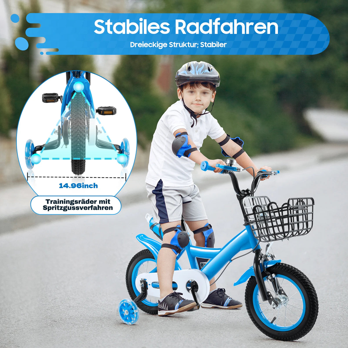 Blue/yellow/red Kids Bike 12 Inch Bicycle for Kids Young Girls Kids Bike Suitable 2-4 Years Old