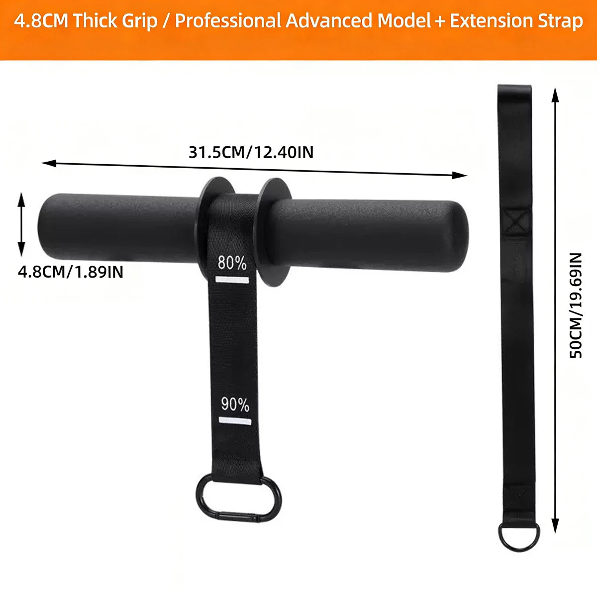 Portable Weight Lifting Grip for Kettlebell Plate Dumbbell- Home Gym Training