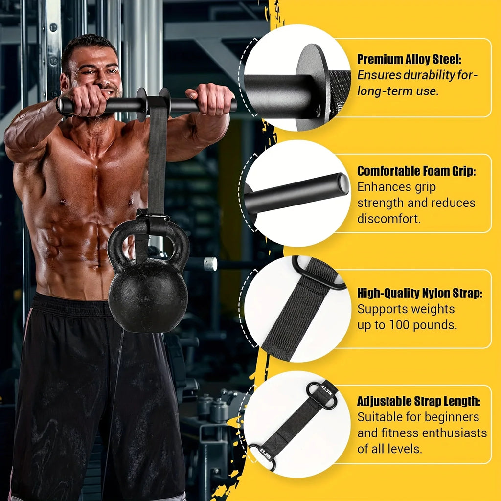 Portable Weight Lifting Grip for Kettlebell Plate Dumbbell- Home Gym Training