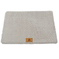 3D Foam Pet Bed With Removable Washable Faux Fur Cover Orthopedic Waterproof Dog Bed For Crate