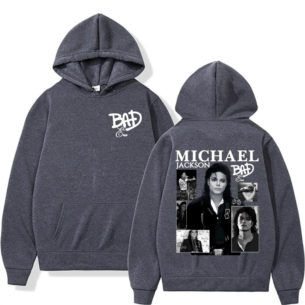 King of Pop Michael Jackson Bad Era Album Hooded Men/Women Sweatshirt