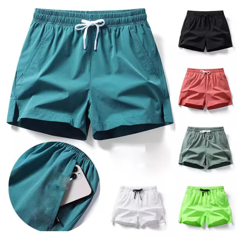 Men's Quick Dry Multi Color Fitness Leisure Shorts