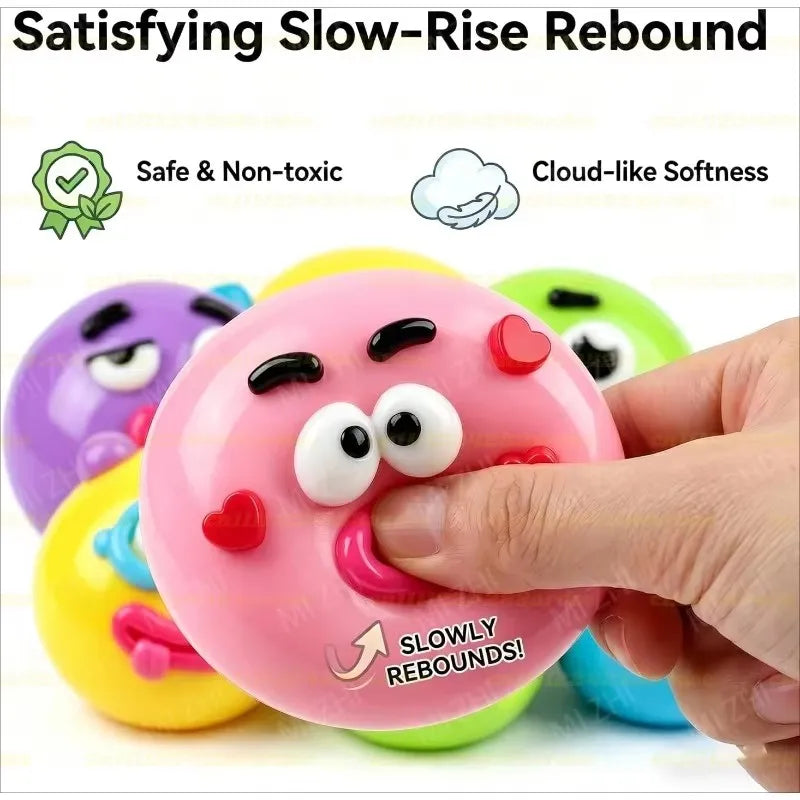 Smushers Squishy, Curiosities Dog Face Swap Squishy Toy, Soft Moldable Cute Slow Rise Squeeze Toy, Relaxing Sensory