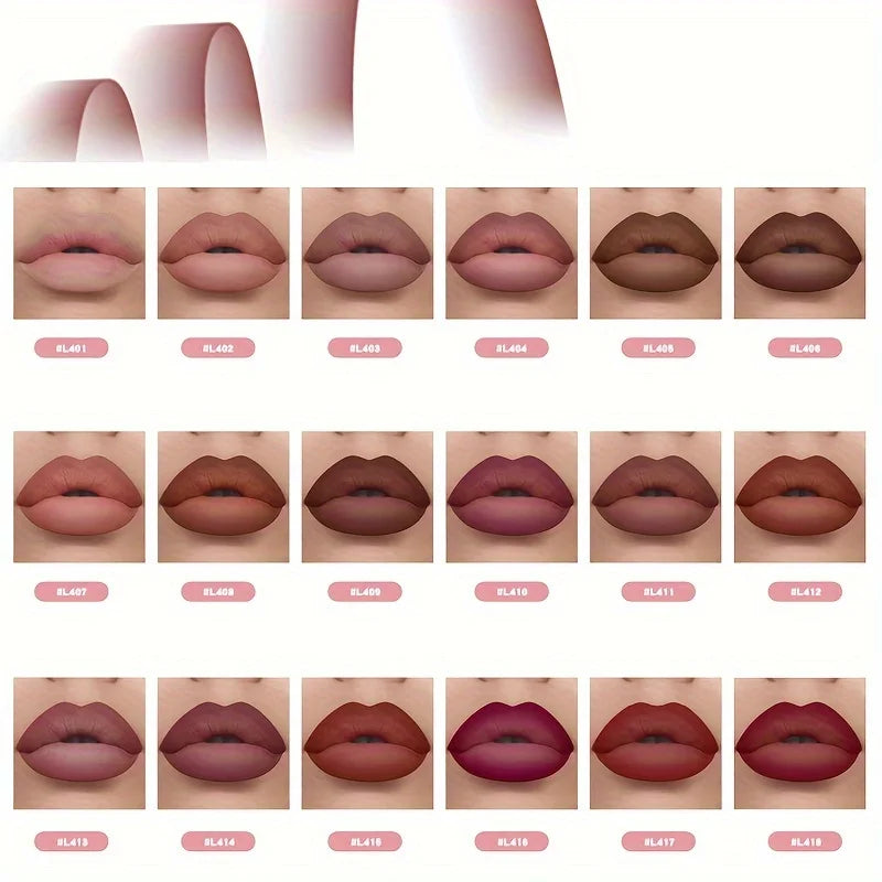 6pcs Velvet Matte Lip Liner Pencils Set Long-Lasting Non-Drying Perfect for Lining Filling Lips Versatile for All Skin Types
