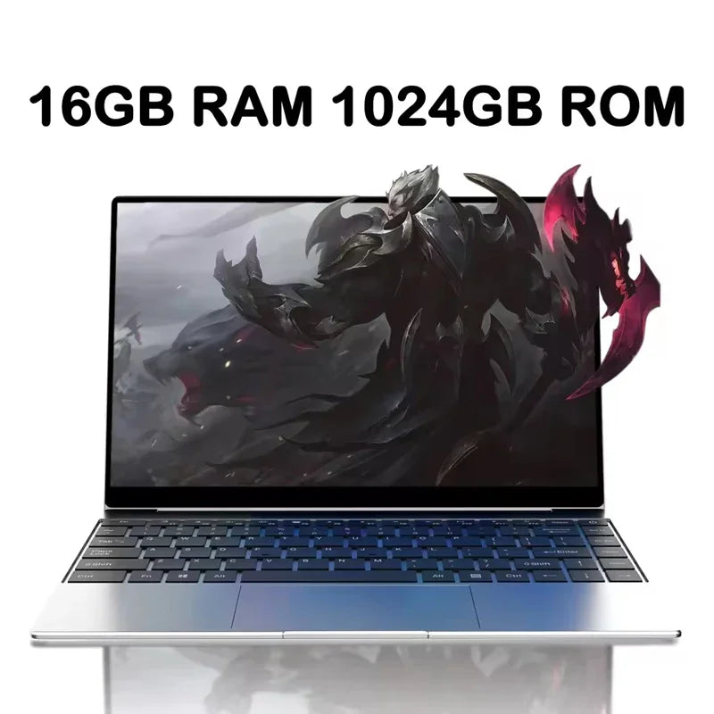 New 15.6" Ultra Slim Laptop Intel Core i9-9900 Win11 Pro 32GB RAM 2TB SSD 1080P HD Gaming Office Laptop