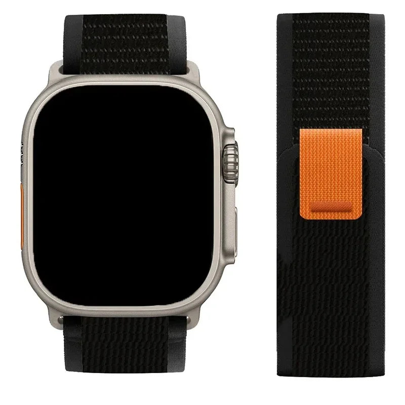 Nylon Trail loop correa For Apple Watch Ultra 2-3 49mm 45mm 44mm 42mm 46mm 41mm bracelet iWatch Series 11 10 9 8 7 6 5 SE Strap