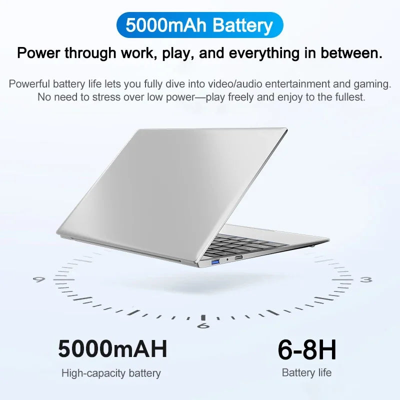 New 15.6" Ultra Slim Laptop Intel Core i9-9900 Win11 Pro 32GB RAM 2TB SSD 1080P HD Gaming Office Laptop
