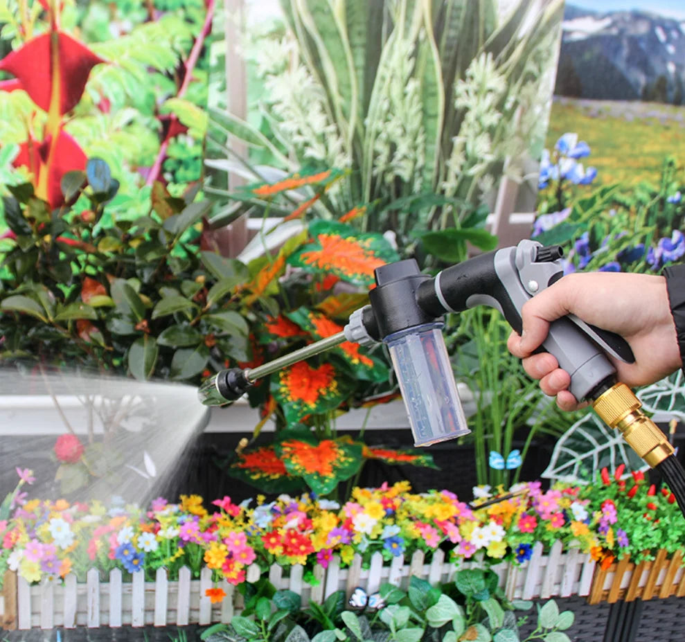 High Pressure Car Wash Water Gun Garden Water Pipe Nozzle, Multifunctional Watering Tool, Powerful Cleaning For Cars and Gardens