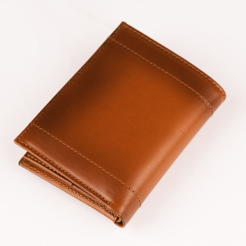 Glendo Apple AirTag Slot Leather Wallet, Handcrafted, Unisex