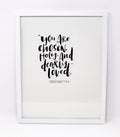 DIY Baby Footprint and Verse Art Print -11x14in, Nursery Wall Art, Personalized Keepsake